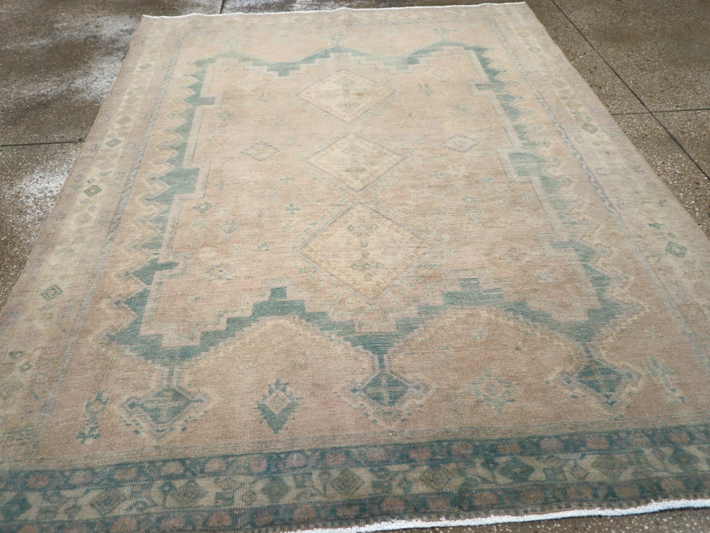 Vintage Persian Afshar Rug, No.26854 - Staging