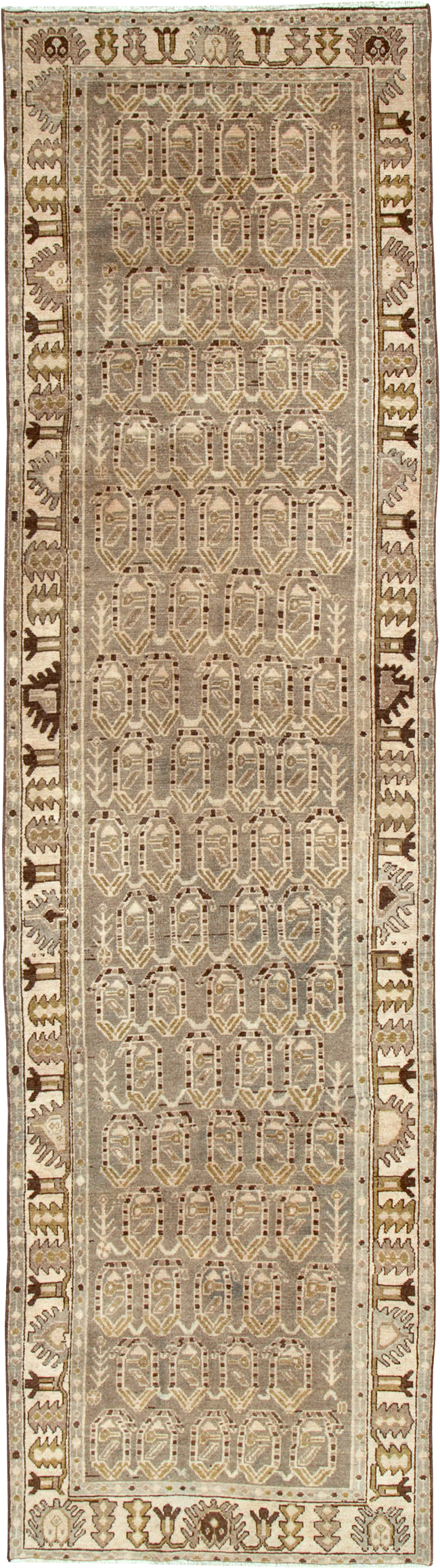 Vintage Persian Malayer Runner, No.26856 - Staging