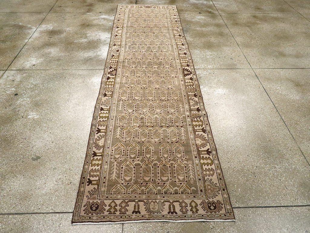 Vintage Persian Malayer Runner, No.26856 - Staging