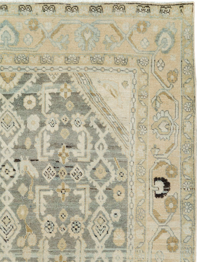 Vintage Persian Malayer Rug, No.26861 - Staging