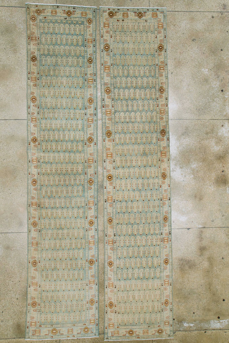 Antique Persian Malayer Runner (Pair: 2 of 2), No.26864 - Staging