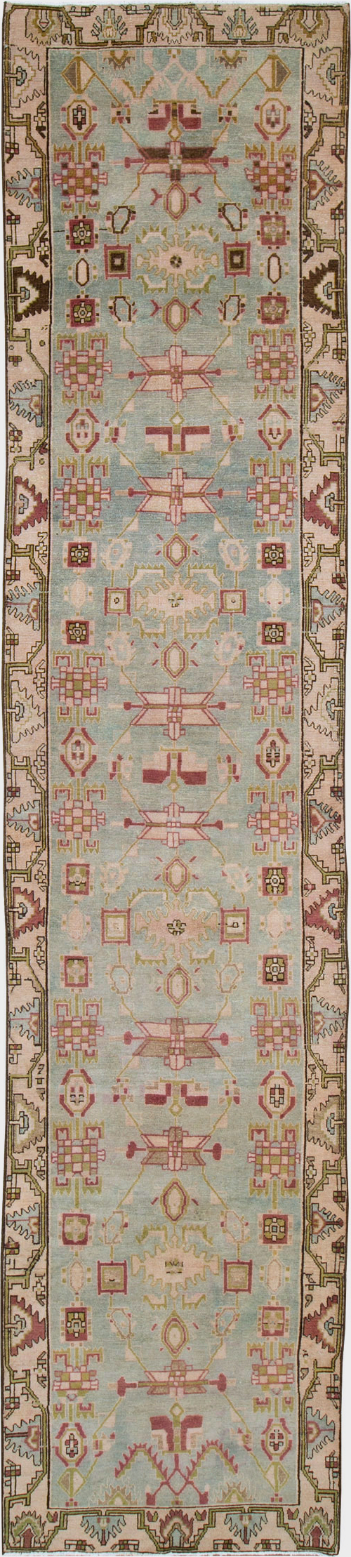 Vintage Persian Malayer Runner, No.26865 - Staging