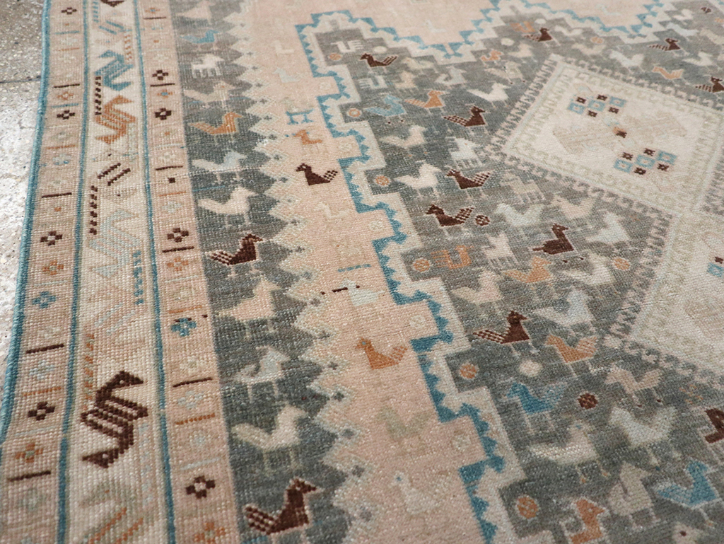 Vintage Persian Afshar Rug, No.26867 - Staging