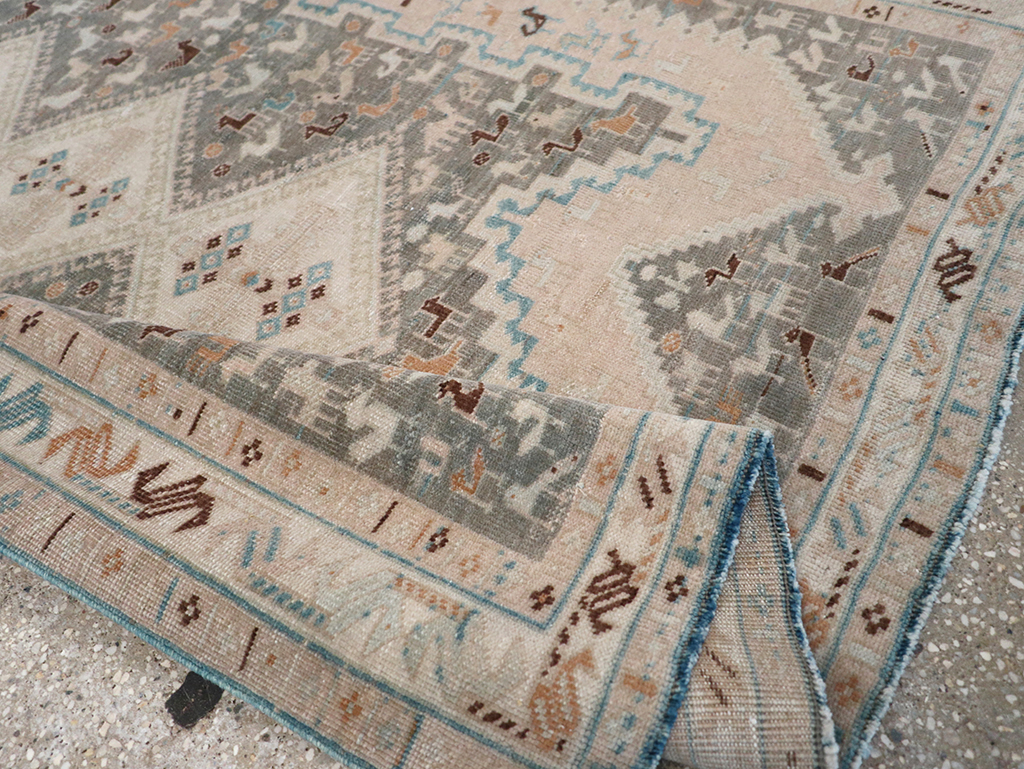 Vintage Persian Afshar Rug, No.26867 - Staging