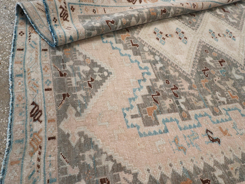 Vintage Persian Afshar Rug, No.26867 - Staging