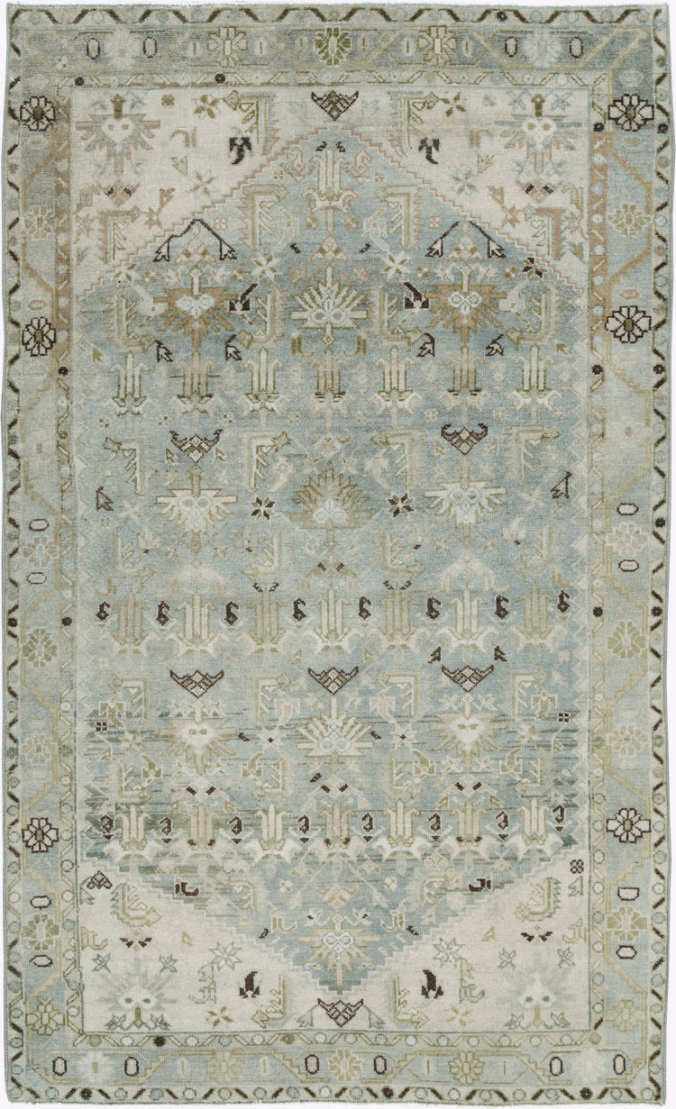 Vintage Persian Malayer Rug, No.26868 - Staging