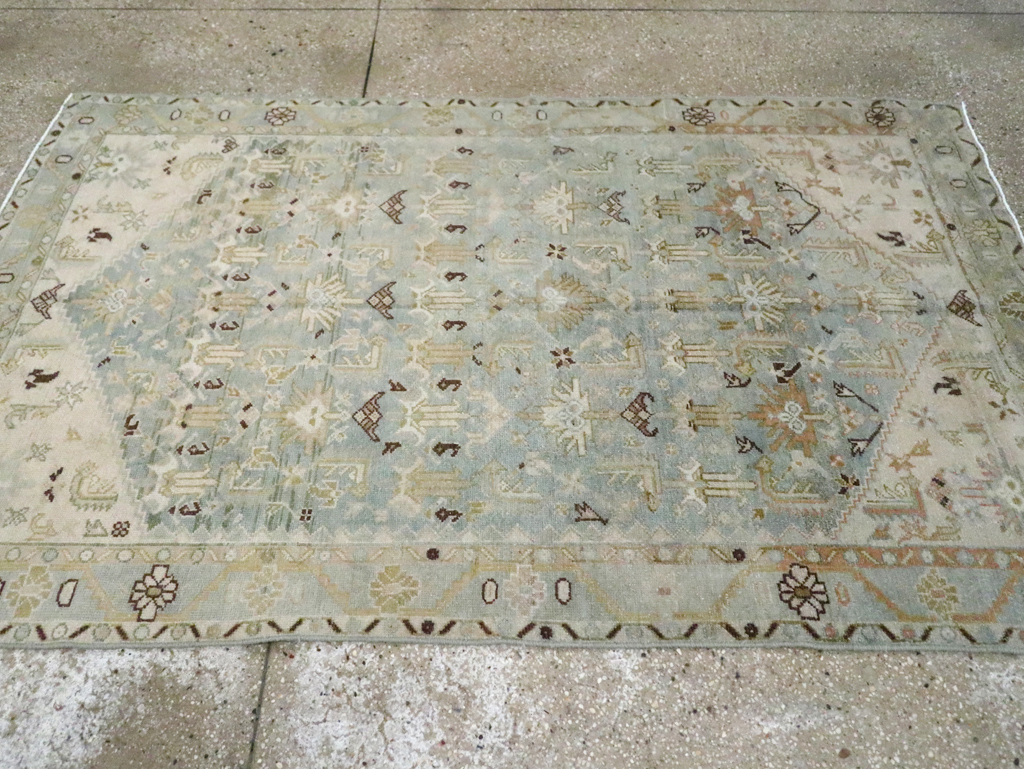 Vintage Persian Malayer Rug, No.26868 - Staging