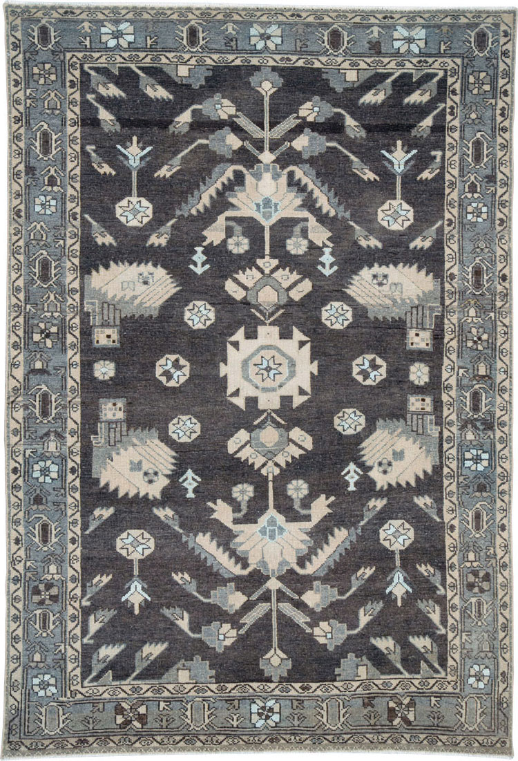 Vintage Persian Malayer Rug, No.26869 - Staging