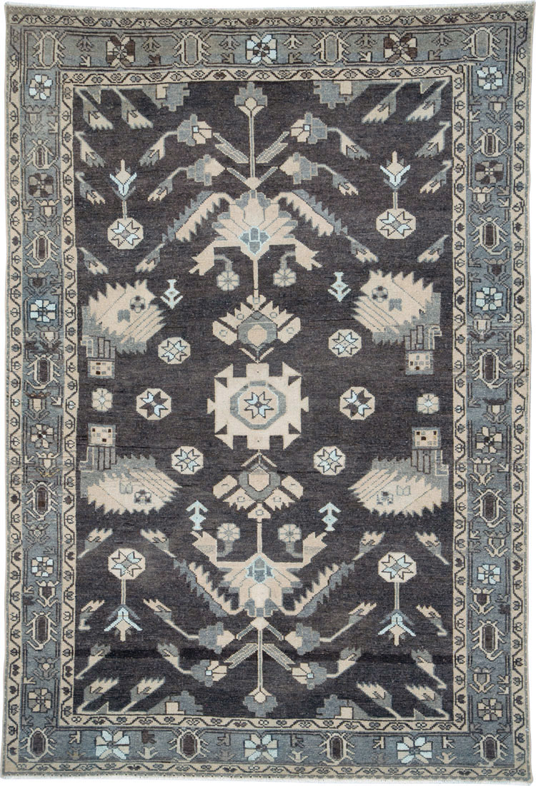 Vintage Persian Malayer Rug, No.26869 - Staging