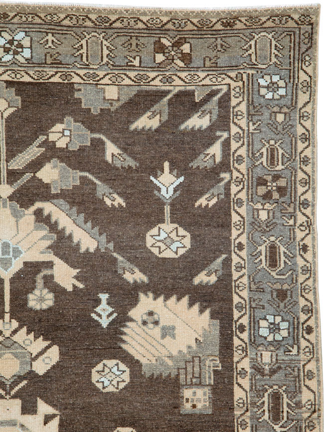 Vintage Persian Malayer Rug, No.26869 - Staging