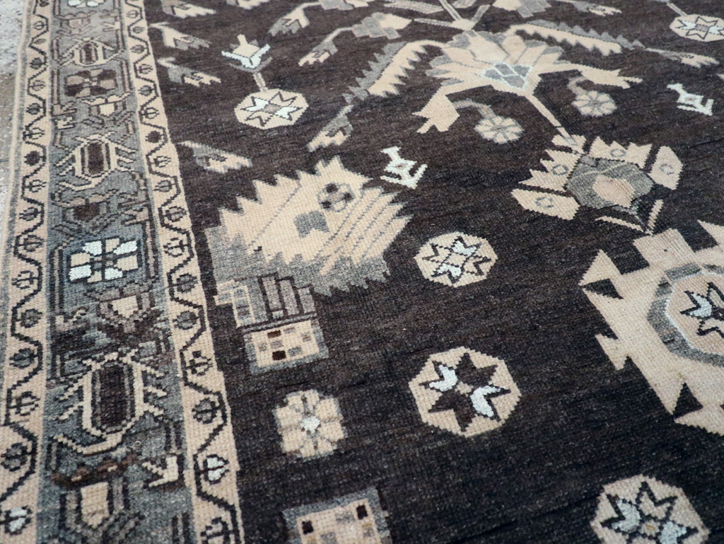 Vintage Persian Malayer Rug, No.26869 - Staging
