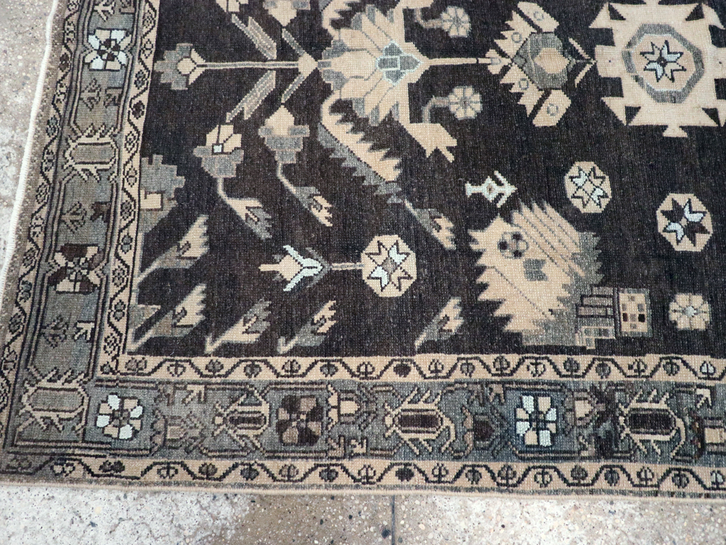 Vintage Persian Malayer Rug, No.26869 - Staging