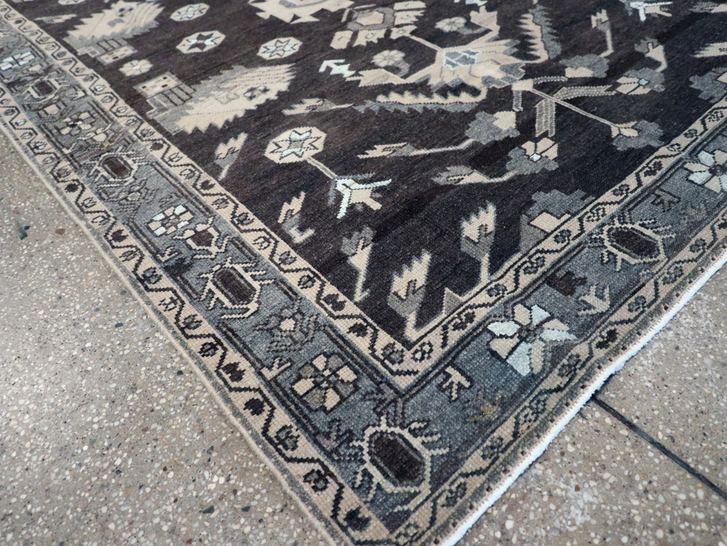 Vintage Persian Malayer Rug, No.26869 - Staging