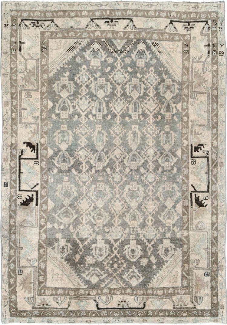 Vintage Persian Malayer Rug, No.26870 - Staging
