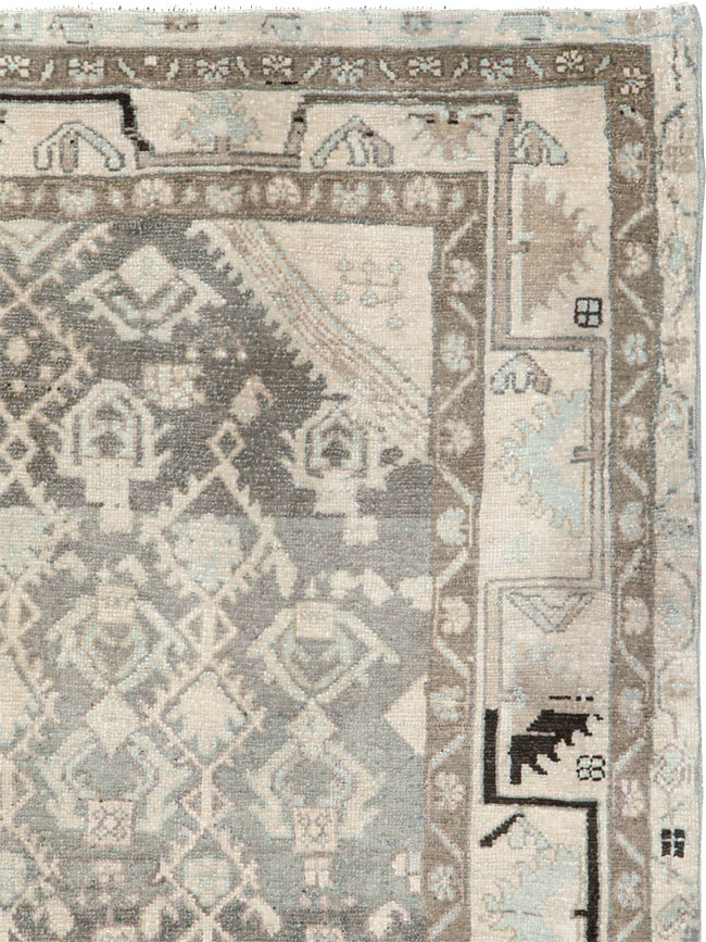 Vintage Persian Malayer Rug, No.26870 - Staging