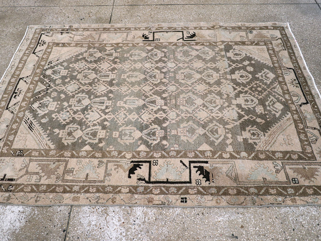 Vintage Persian Malayer Rug, No.26870 - Staging