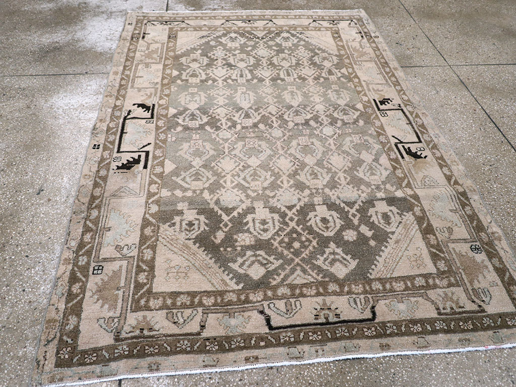 Vintage Persian Malayer Rug, No.26870 - Staging