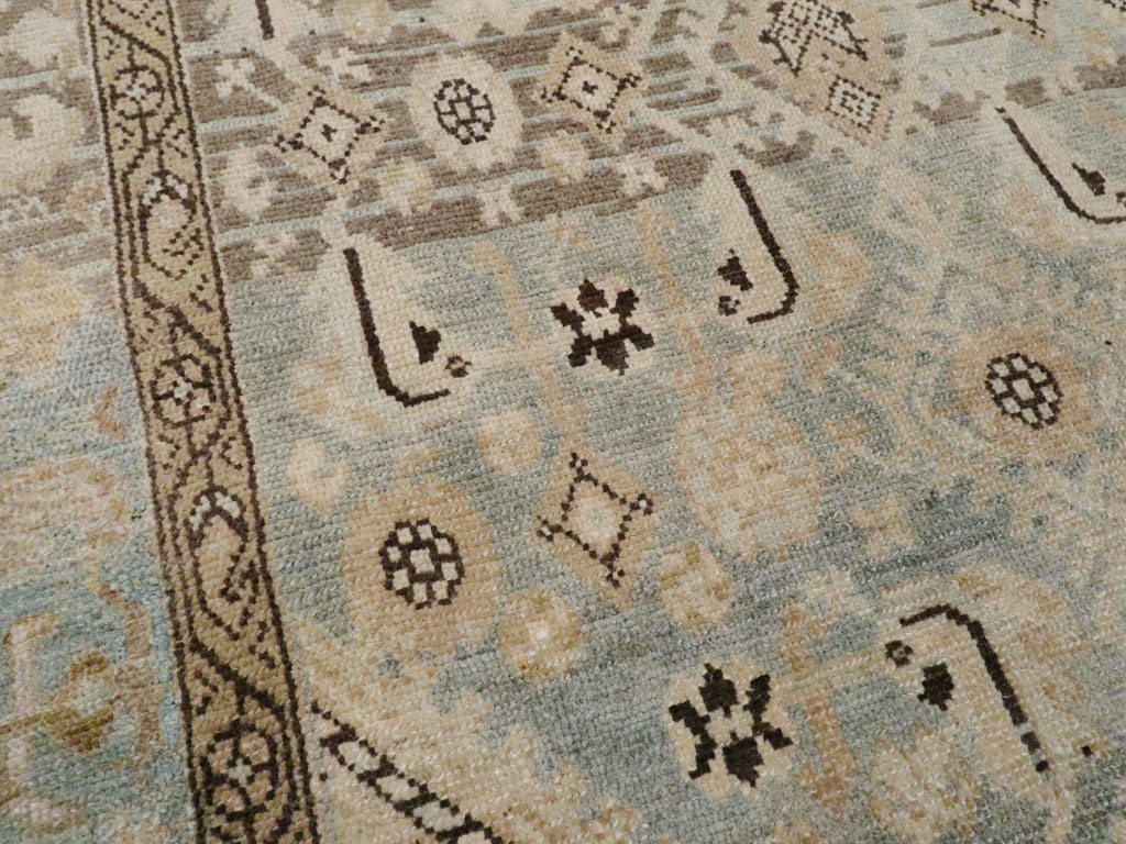 Vintage Persian Malayer Throw Rug, No.26871 - Staging