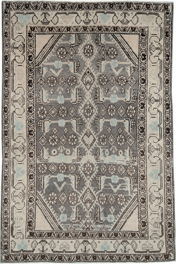 Vintage Persian Malayer Rug, No.26872 - Staging