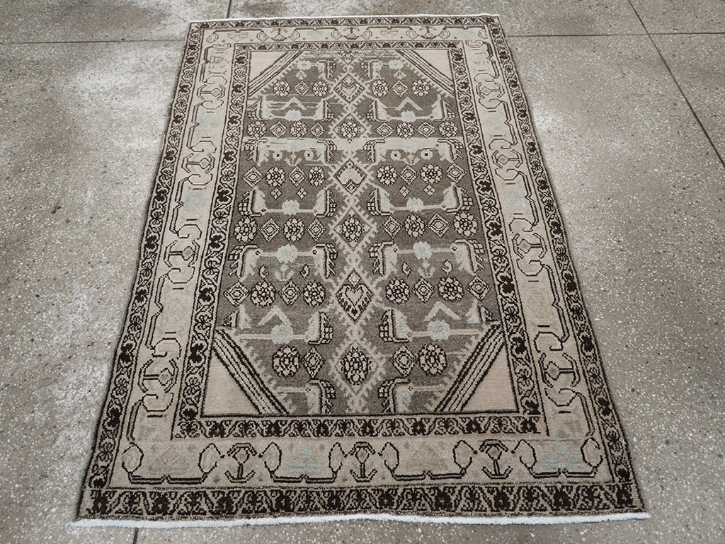 Vintage Persian Malayer Rug, No.26872 - Staging