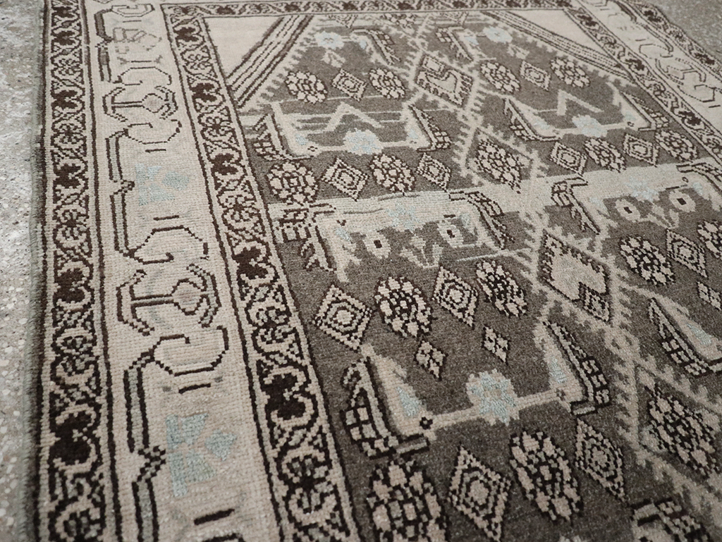 Vintage Persian Malayer Rug, No.26872 - Staging