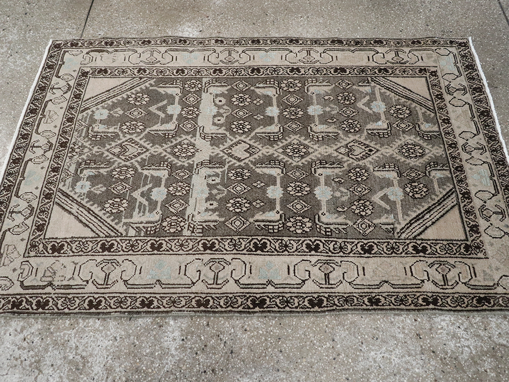 Vintage Persian Malayer Rug, No.26872 - Staging