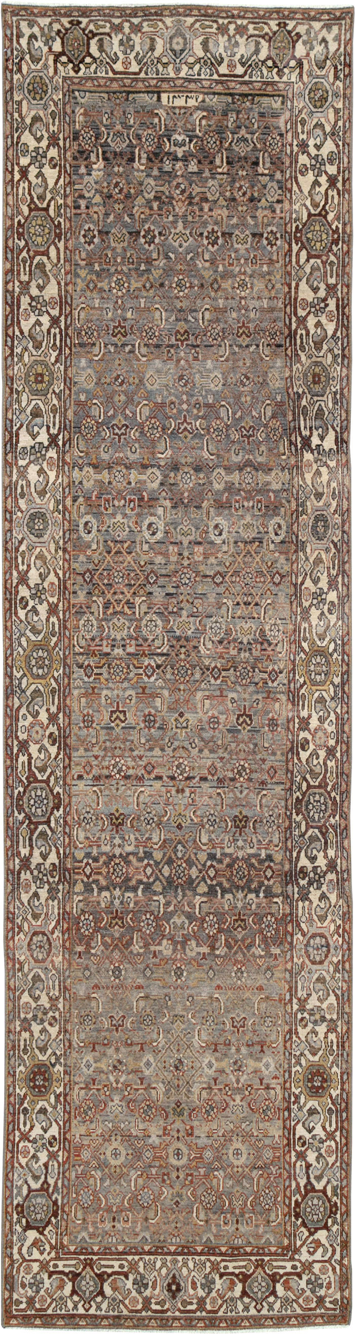 Antique Persian Malayer Runner, No.26877 - Staging