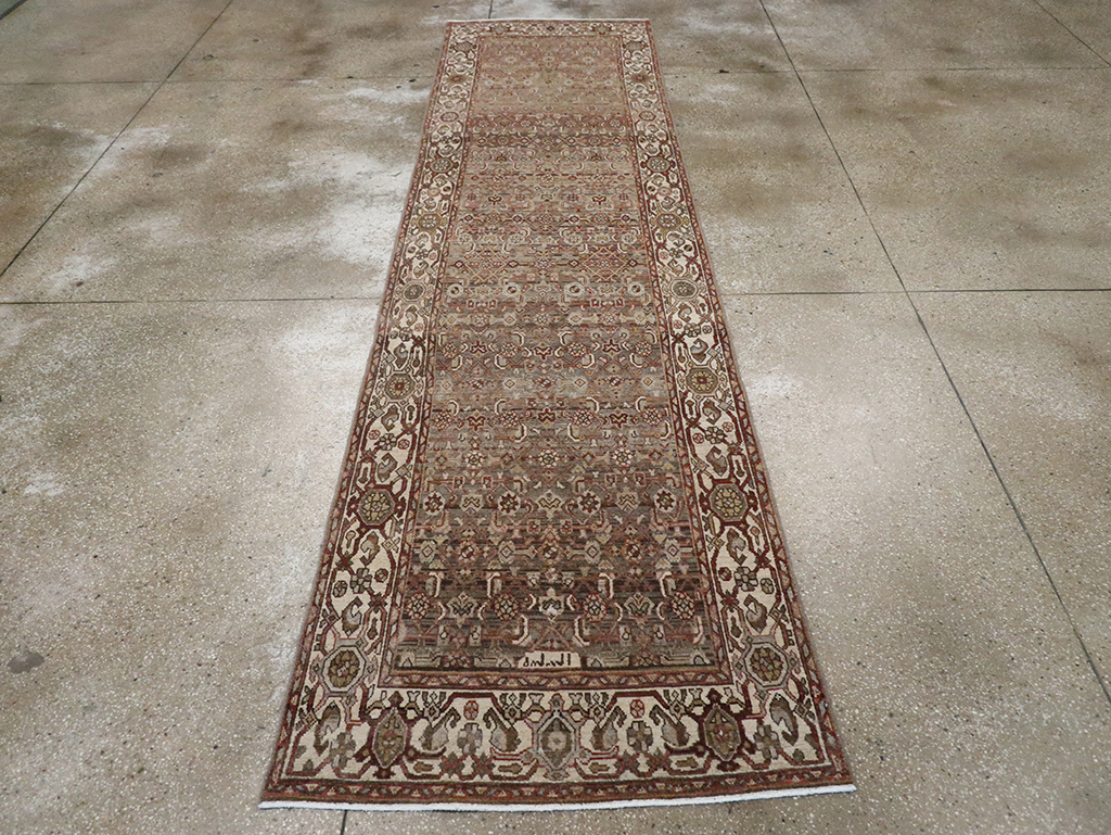 Antique Persian Malayer Runner, No.26877 - Staging