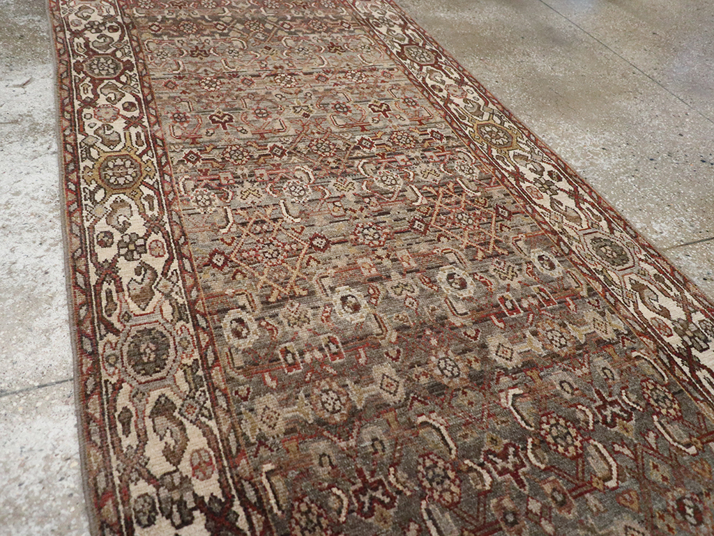 Antique Persian Malayer Runner, No.26877 - Staging