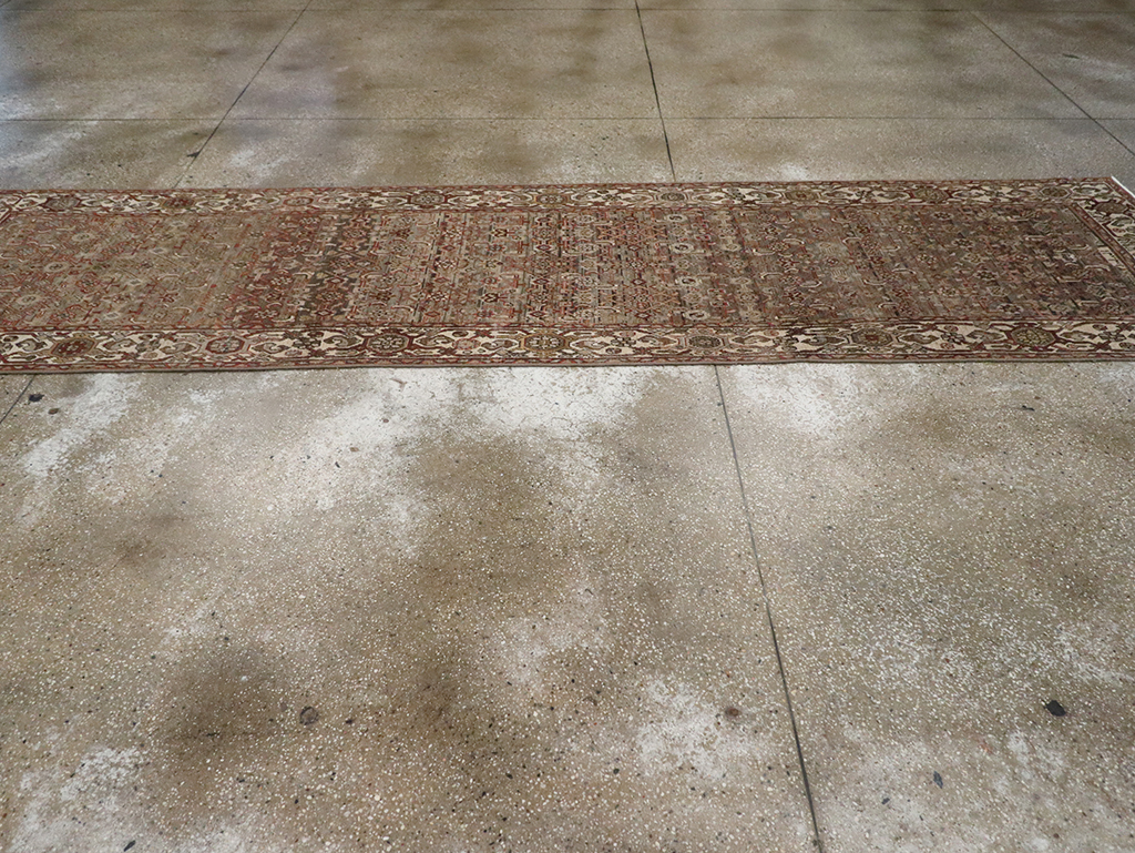 Antique Persian Malayer Runner, No.26877 - Staging