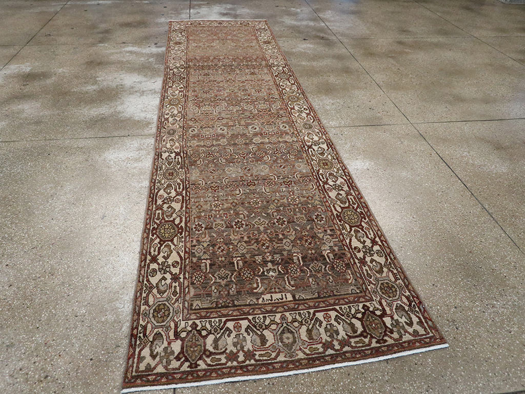Antique Persian Malayer Runner, No.26877 - Staging