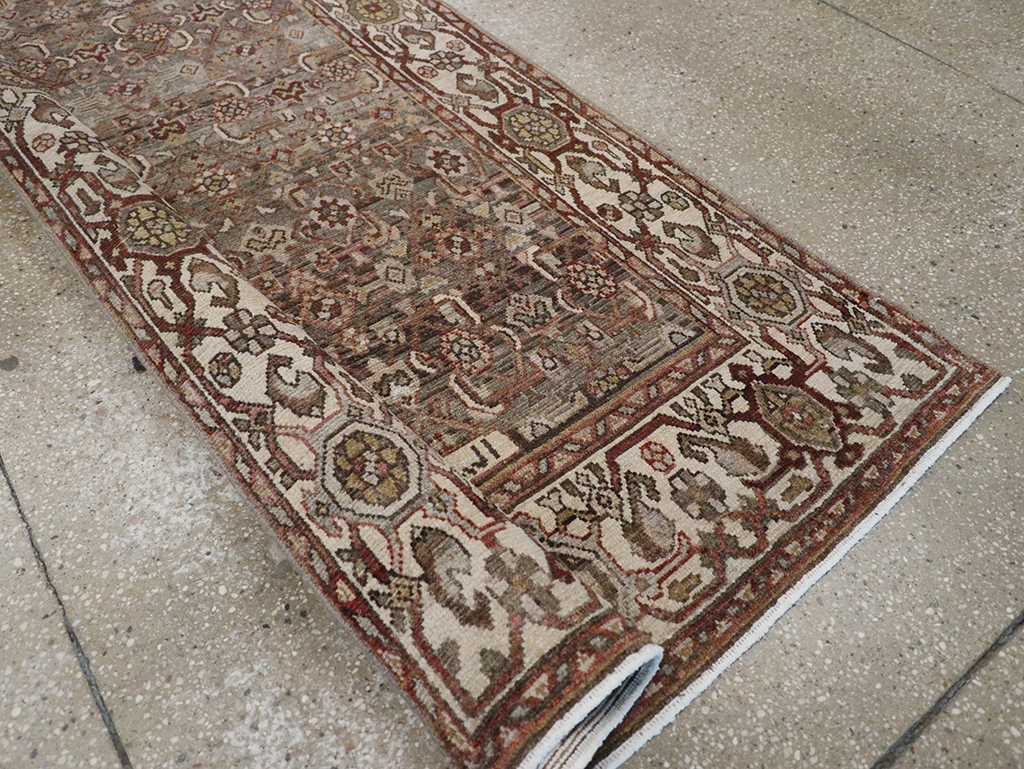 Antique Persian Malayer Runner, No.26877 - Staging