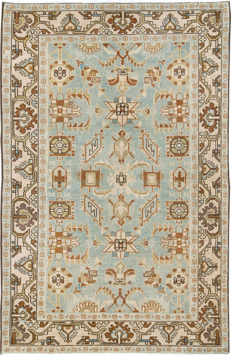 Vintage Persian Malayer Rug, No.26879 - Staging