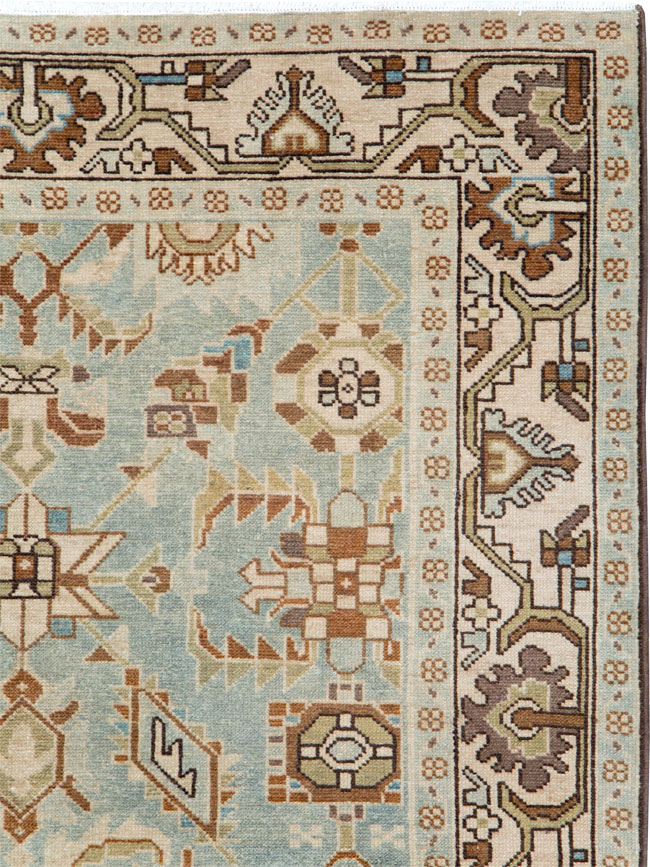Vintage Persian Malayer Rug, No.26879 - Staging