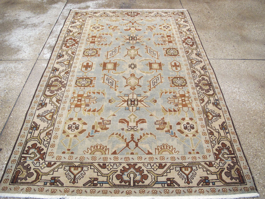 Vintage Persian Malayer Rug, No.26879 - Staging