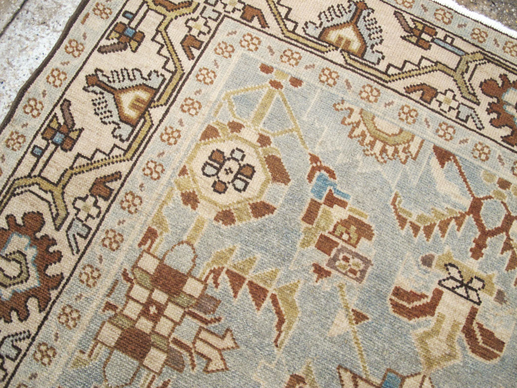 Vintage Persian Malayer Rug, No.26879 - Staging