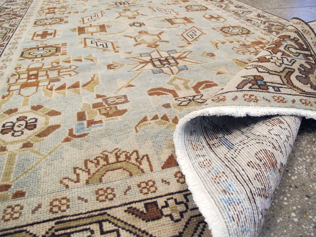 Vintage Persian Malayer Rug, No.26879 - Staging