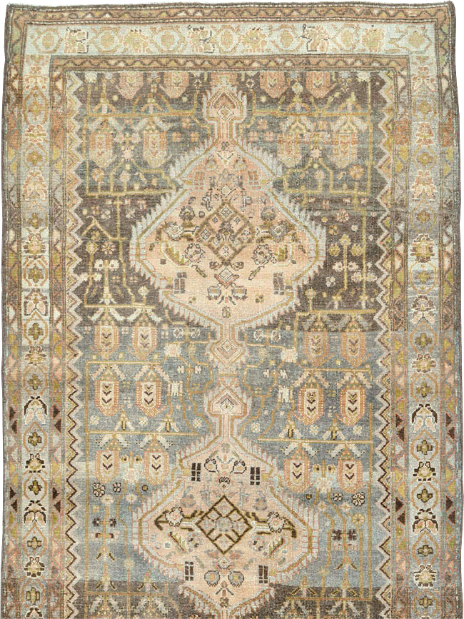 Antique Persian Malayer Gallery Carpet, No.26882 - Staging
