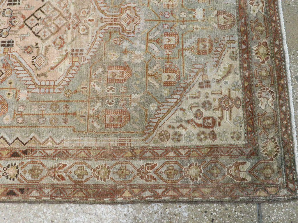 Antique Persian Malayer Gallery Carpet, No.26882 - Staging