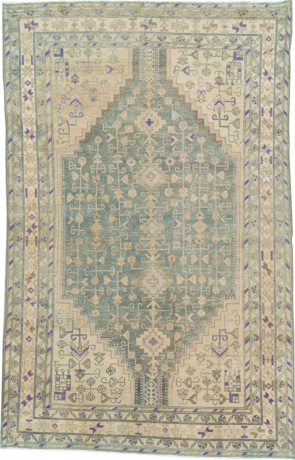 Vintage Persian Malayer Rug, No.26885 - Staging