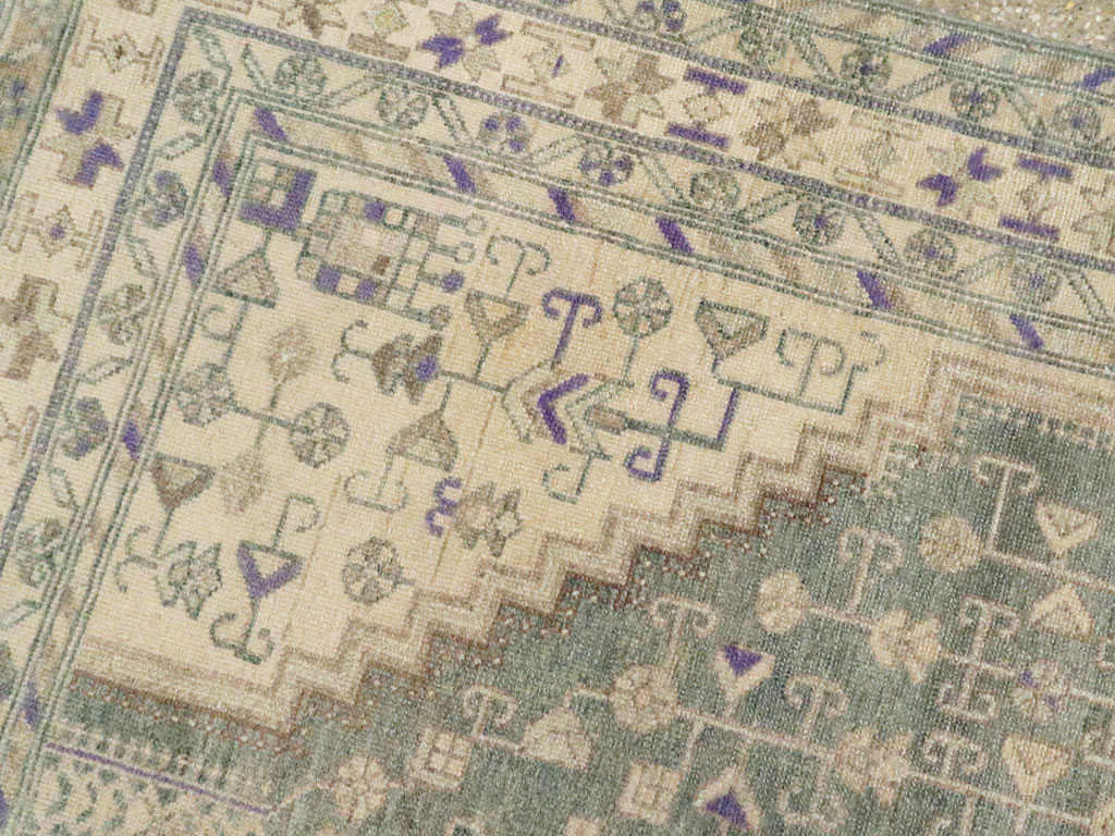 Vintage Persian Malayer Rug, No.26885 - Staging