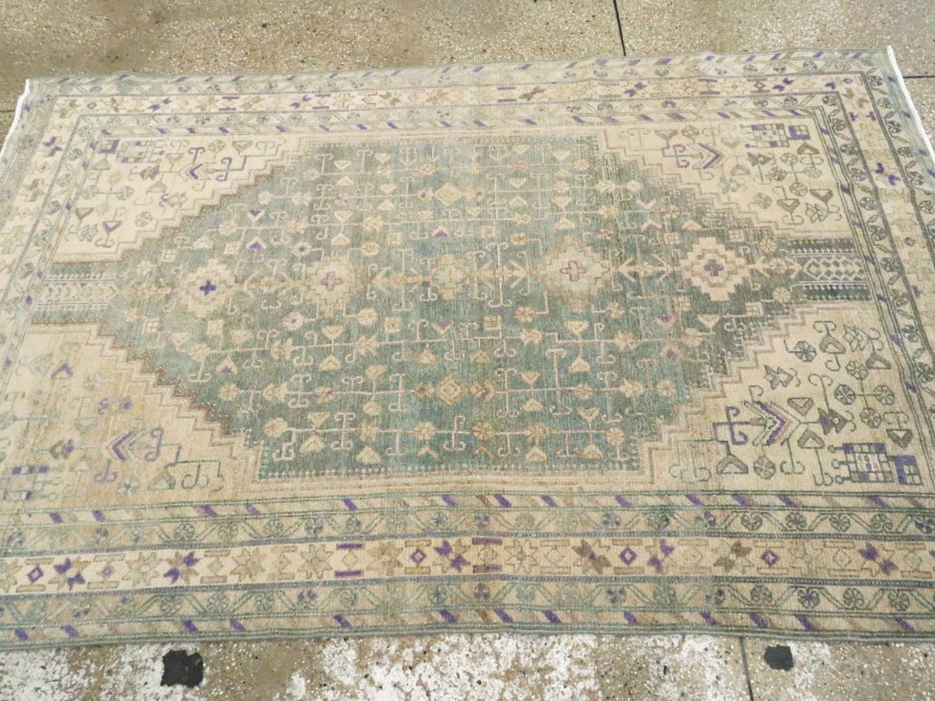 Vintage Persian Malayer Rug, No.26885 - Staging