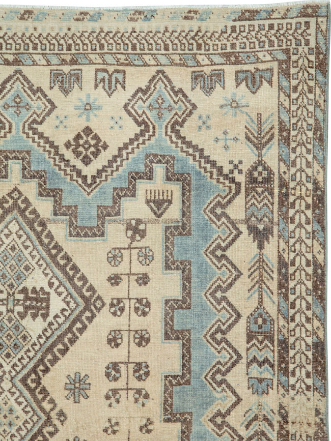 Vintage Persian Afshar Rug, No.26888 - Staging