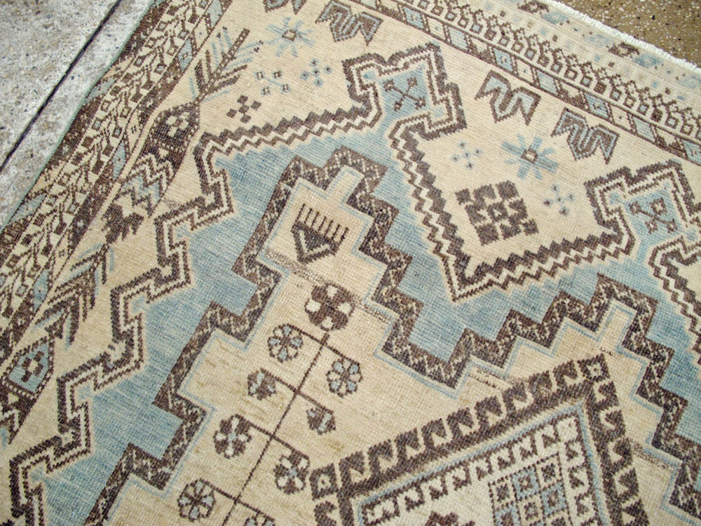 Vintage Persian Afshar Rug, No.26888 - Staging