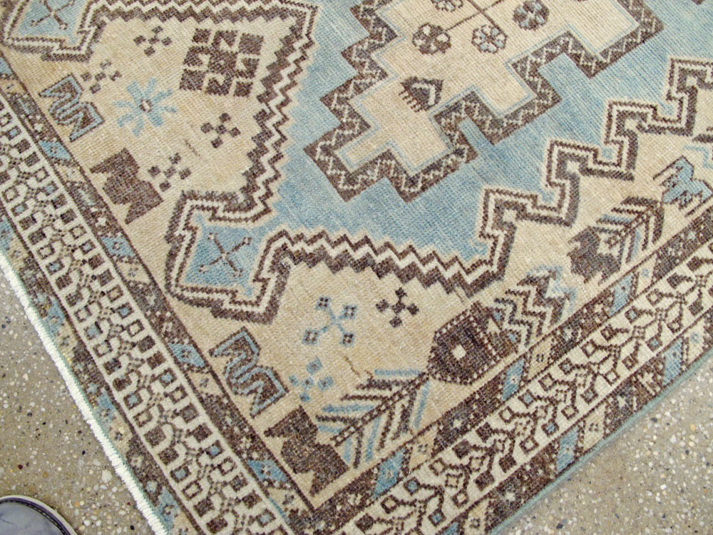 Vintage Persian Afshar Rug, No.26888 - Staging