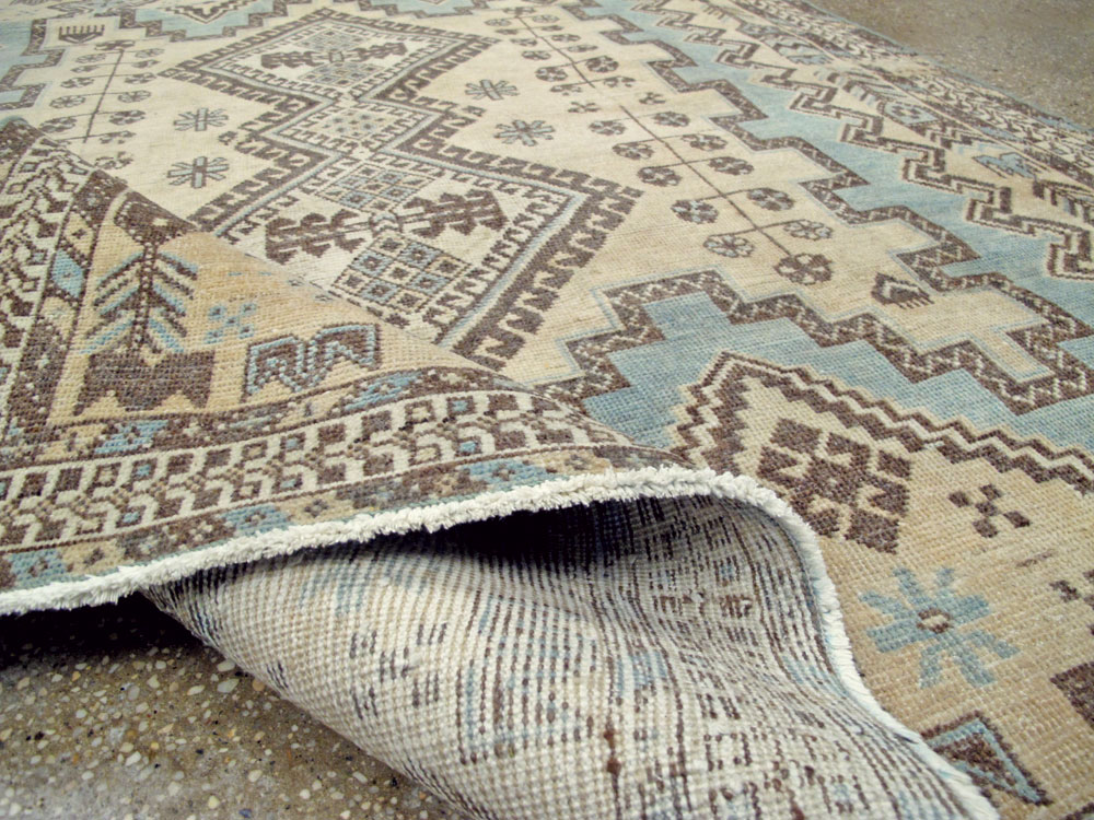 Vintage Persian Afshar Rug, No.26888 - Staging