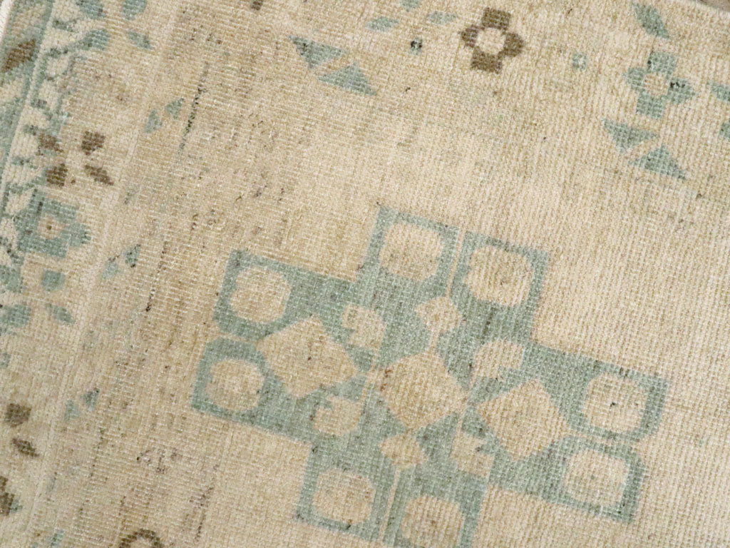 Vintage Persian Afshar Throw Rug, No.26890 - Staging