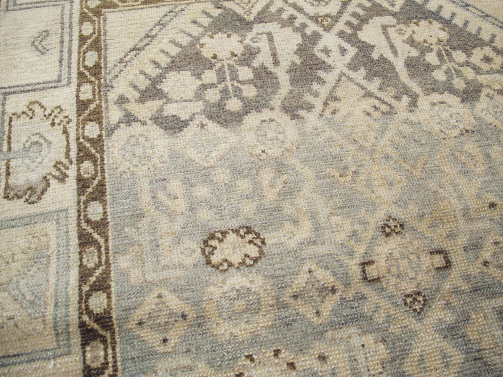 Vintage Persian Malayer Throw Rug, No.26891 - Staging