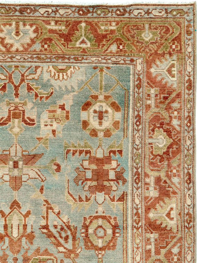 Vintage Persian Malayer Rug, No.26892 - Staging