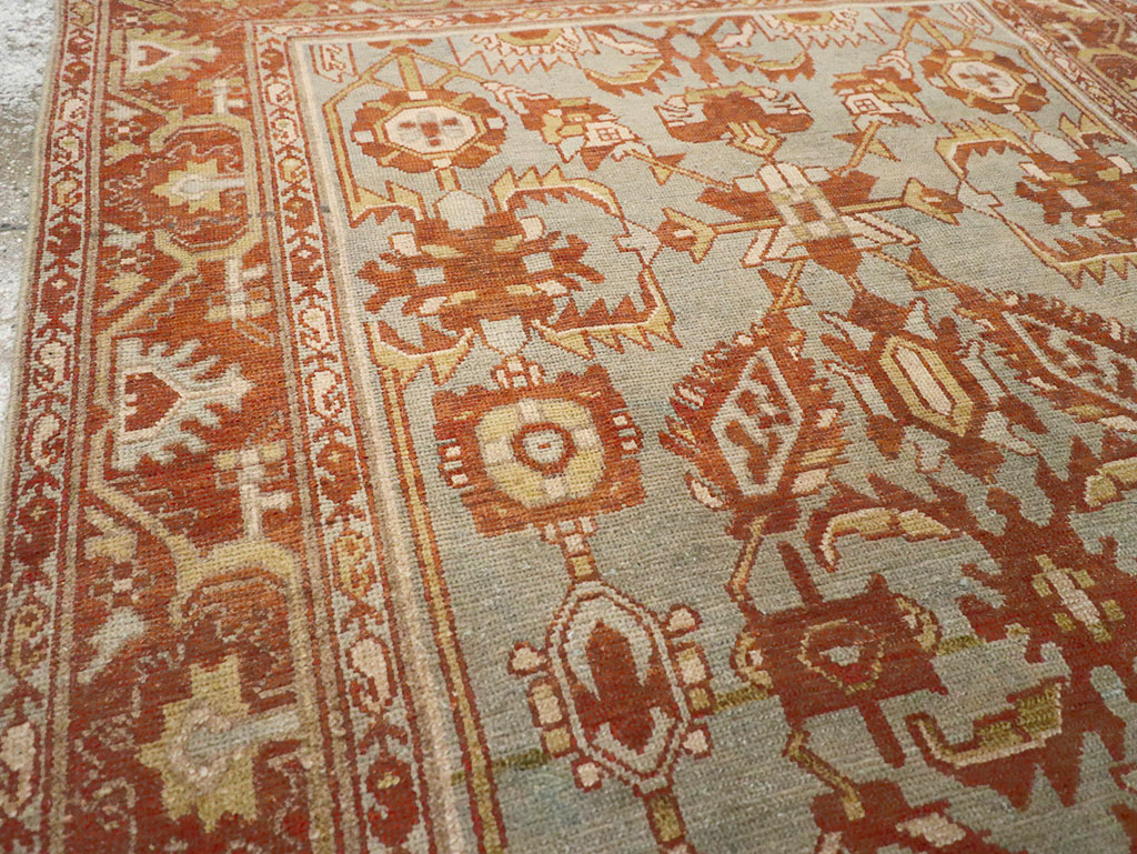 Vintage Persian Malayer Rug, No.26892 - Staging